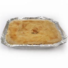 Empadão de palmito com requeijão